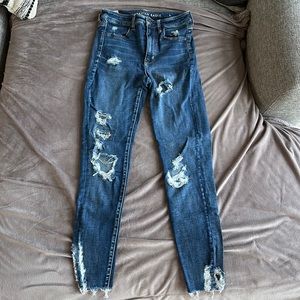 American Eagle ripped jeans